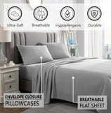 4 Piece Ultra Soft Microfiber Sheet Set