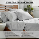 6-Piece Solid Colors Sheet Set