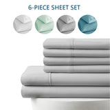6-Piece Solid Colors Sheet Set
