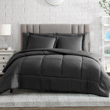 Down Alternative Comforter Set with Pillow Sham - Soft Brushed Microfiber Bedding