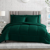 Down Alternative Comforter Set with Pillow Sham - Soft Brushed Microfiber Bedding