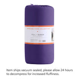 Down Alternative Comforter Set with Pillow Sham - Soft Brushed Microfiber Bedding