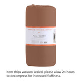 Down Alternative Comforter Set with Pillow Sham - Soft Brushed Microfiber Bedding