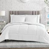 Down Alternative Comforter Set with Pillow Sham - Soft Brushed Microfiber Bedding