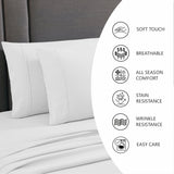 Bulk Discount - Case of 10 Sheet Set - Best for Airbnb, Guest Room, Spa, Health Care Facility and More