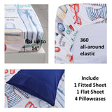 American Home Collection Urban Printed Sheet Set