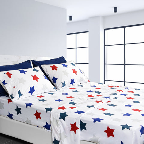 American Home Collection Stars Sheet Set