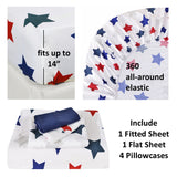 American Home Collection Stars Sheet Set