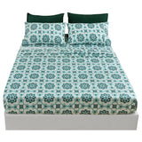 American Home Collection Forest Green Mandala Sheet Set