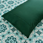 American Home Collection Forest Green Mandala Sheet Set