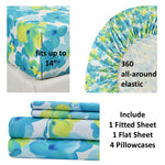 American Home Collection Floral Sheet Set