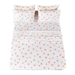 American Home Collection Pink Pollen and Ladybug Sheet Set