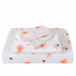 American Home Collection Pink Pollen and Ladybug Sheet Set