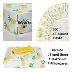 American Home Collection Pineapple Sheet Set