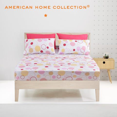 American Home Collection Circles & Dots Sheet Set
