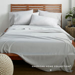 American Home Collection 6-Piece Solid Colors Sheet Set