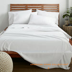 American Home Collection 6-Piece Solid Colors Sheet Set