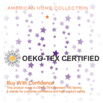 American Home Collection Purple Star Sheet Set