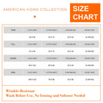 American Home Collection Peach Floral / Flower Sheet Set