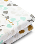 American Home Collection Heart Leaf Romance Floral Sheet Set