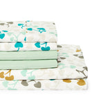 American Home Collection Heart Leaf Romance Floral Sheet Set